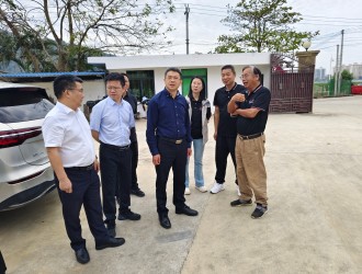 省农业农村厅副厅长陈良伟一行到杭州种业集团南繁基地考察调研